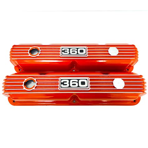 mopar fabricated aluminum valve covers|dodge 360 valve covers.